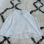 Brandy Melville  Becky Sheer Lace Floral Tank Photo 1