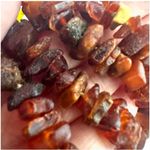 Vintage Raw Baltic Amber Chip Necklace Photo 2