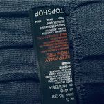 Topshop Ribbed Bodycon Turtleneck Long Sleeve Maxi Dress Navy Blue Size 4-6 Photo 9