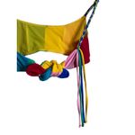 Paper London Sunshine Bikini Top Rainbow Stripe Womans Medium Photo 3