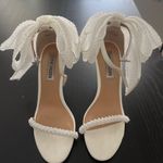 Steve Madden  White Bow Heels Photo 0