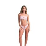 SKIMS RARE  Cotton Jersey Heart Cutout Valentine Scoop Bralette Bra Pink size S Photo 7