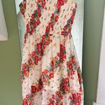 SheIn White Fringe Dress Halter Midi Photo 0