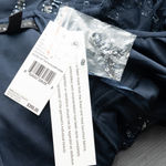 Aidan Mattox  Beaded Cold Shoulder Halter Gown NWT Photo 6