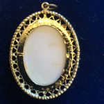 VINTAGE Pieces Fish HOROSCOPE ZODIAC Sugar Bead Metal Pendant Gold Tone Photo 3