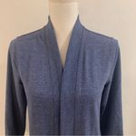Talbots T by Petite Blue Pockets Open Cardigan Size SP Photo 2