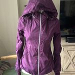 Lululemon Run Hustle Reflective Zip Up Jacket Plum Size 4 Photo 0