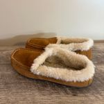 Clarks Mandy Brown Suede Leather Slippers Women’s Sz 9M Faux Fur Indoor/Outdoor Photo 5
