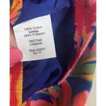 J Crew Floral Shift‎ Dress ($118) Size 2 Tropical Floral Resort Palm Leaf Preppy Blue Photo 8