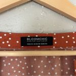 Bloomchic  Orange Polka Dot Ruffle Sleeve Blouse Casual 22 24 Photo 1