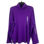 Jones New York  Sport Women's Purple Mock Neck Top Photo 0