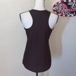 Danskin Now semi fitted XS black mesh athletic tank top Photo 3