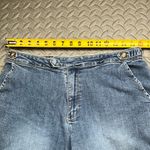 st. john's bay  Women’s Light Blue Jean Shorts‎ Size 14 Photo 4