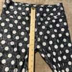 Nike Leggings Womens Medium Dri Fit Polka Dot Gray Stash Pocket High Rise Active Photo 6