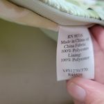 Coldwater Creek tonal green floral chiffon aline midi skirt size 6p Photo 7