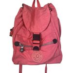 Kipling  Keeper Travel Backpack Orange Papaya Ladies Multi Pockets 15 Inch School Photo 1