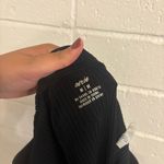 Aerie  kick it super flare ribbed pants in black Photo 4