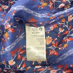 Free People Vintage Lover Floral Print Top In Dutch Blue Combo Photo 6