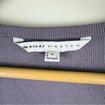 The Nines By Hatch Womens Ribbed Dress Stretch Pull Over Lounge Medium Maternity Purple Size undefined Photo 4