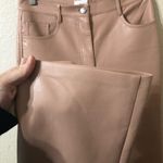 Wilfred  The Melina Pant Soft Terracota Vegan Leather High Rise Straight Size 8 Photo 4
