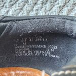 Clarks Clark’s Black Leather Ballet Maryjane Flats Size 9.5 Decorative silver detail Photo 5