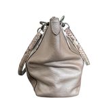 Coach  large Metallic Leather Tote Photo 3