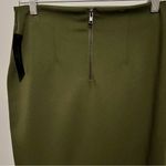 Worthington  Dark Green Pencil Skirt with Button Accents Photo 4