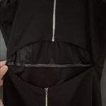 Windsor  Black Mini Dress with Zipper Detail Photo 3