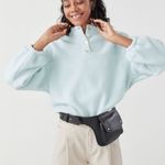 & Other Stories & other stories Fleece Mock Neck Pullover Sweatshirt Photo 0