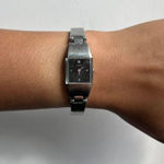 Guess SILVER TONE BLACK FACE WATCH Photo 0