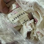 Aeropostale New Floral Strapless Drop-Waist Mini Dress Photo 6