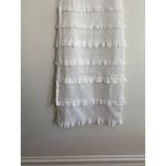 V. CHAPMAN Lily White Ruched & Ruffled Stretch Midi Dress Size 6 Photo 5