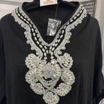 Quacker Factory Quacker Factrort Embroidered Scroll Accent Soft Knit Top Photo 5