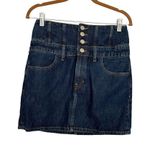 RE/DONE Corset Denim Mini Skirt Indigo SIZE 27 Jean Western Designer $285 NEW Photo 4