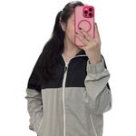 Garage  Colorblock Windbreaker Athletic Zip Up Size Medium Photo 2
