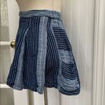 Ace & Jig Linen Cotton Blend Striped Pull-On Mini Skirt Blue White Size XS Photo 4