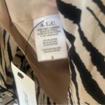 ALC Frank A.L.C. silk midi length asymmetric ruffle animal print skirt mobwife size 2 Photo 5