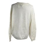 H&M New Crew Neck Sweater Women's Cream Long Sleeve Wool Blend Size XL Photo 2