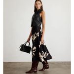 Tanya Taylor Dark Fig/Cream Beth Skirt Photo 4