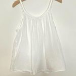 Old Navy white guaze oversized flowy tank top Photo 3