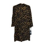 PINKO zebra blazer dress in nokota NWT Black Size L Photo 8