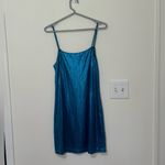 Allegra K Allegra‎ K Shimmering Blue Mini Dress Photo 1