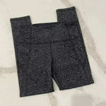 Under Armour UA Studio Printed Activewear Leggings Black/Gray Women's Size Small Photo 1