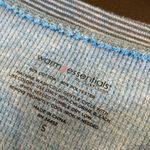 Ocean blue long sleeve ladies Henley shirt small Photo 1