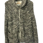 Wilfred Aritzia Free Gray & Black Wool Blend Full Zip Sweater XS Photo 0