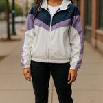 Johnny Was NWT! Calme Elements Jacket Full Zip Hoodie Windbreaker - Size Large Photo 0