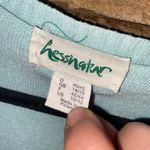Hessnatur Cotton Linen Light Blue Button Down Cardigan Sweater Womens Size 10/12 Photo 3