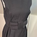 Kate Spade Women’s Black sleeveless classic Nicolette dress bow front NWT size 6 Photo 4