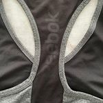 Reebok Raceback Gray Black Athletic Sport Bra, size M Photo 8