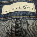 Loft  Boyfriend Button Fly Jeans Size 29 / 8 Medium Wash Mid Rise Denim Photo 3